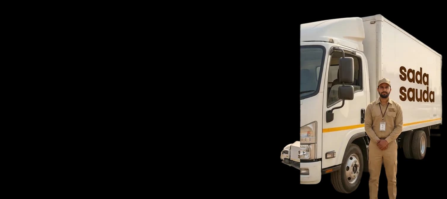 Sada Sauda delivery truck