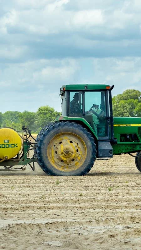 Farmer working in the field