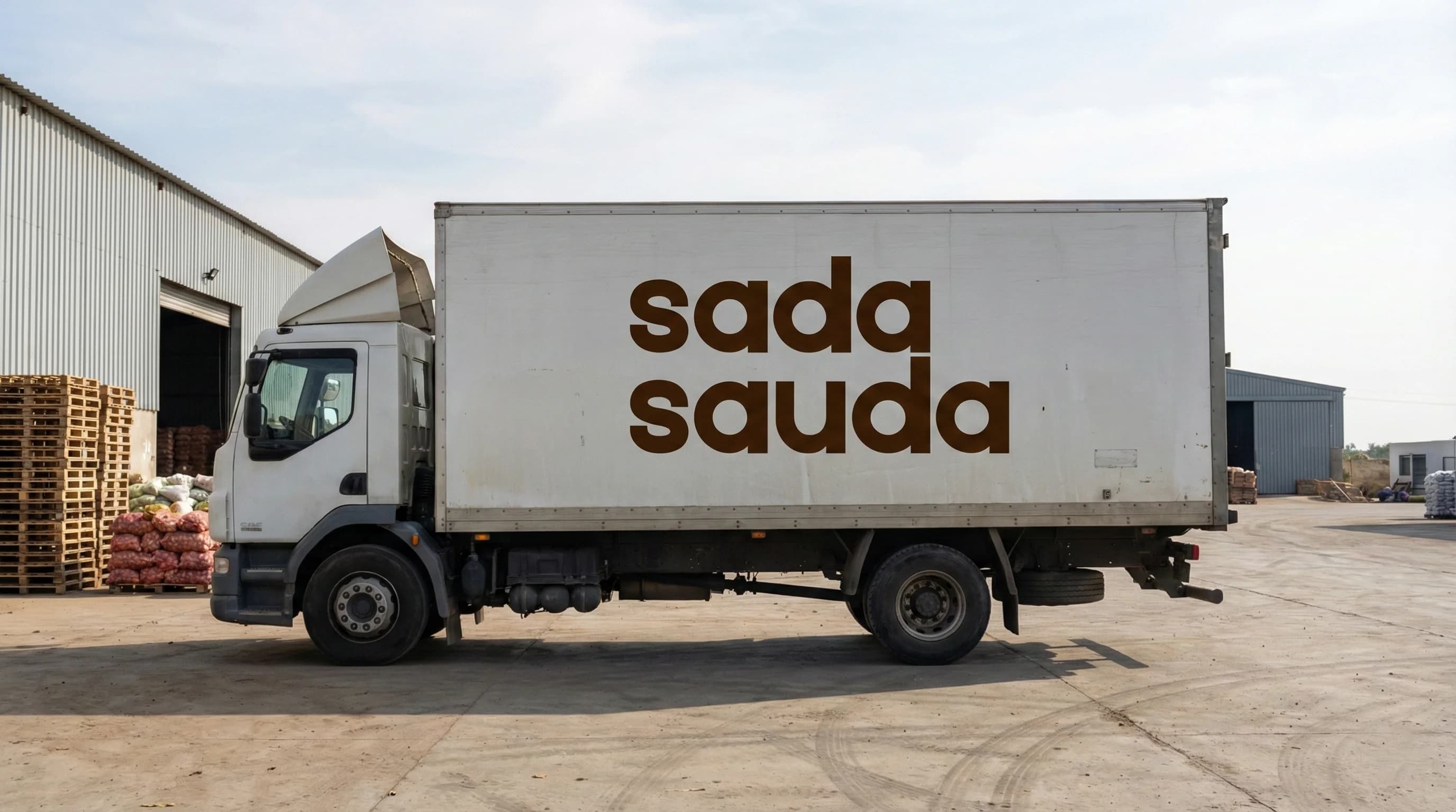 Sada Sauda delivery truck