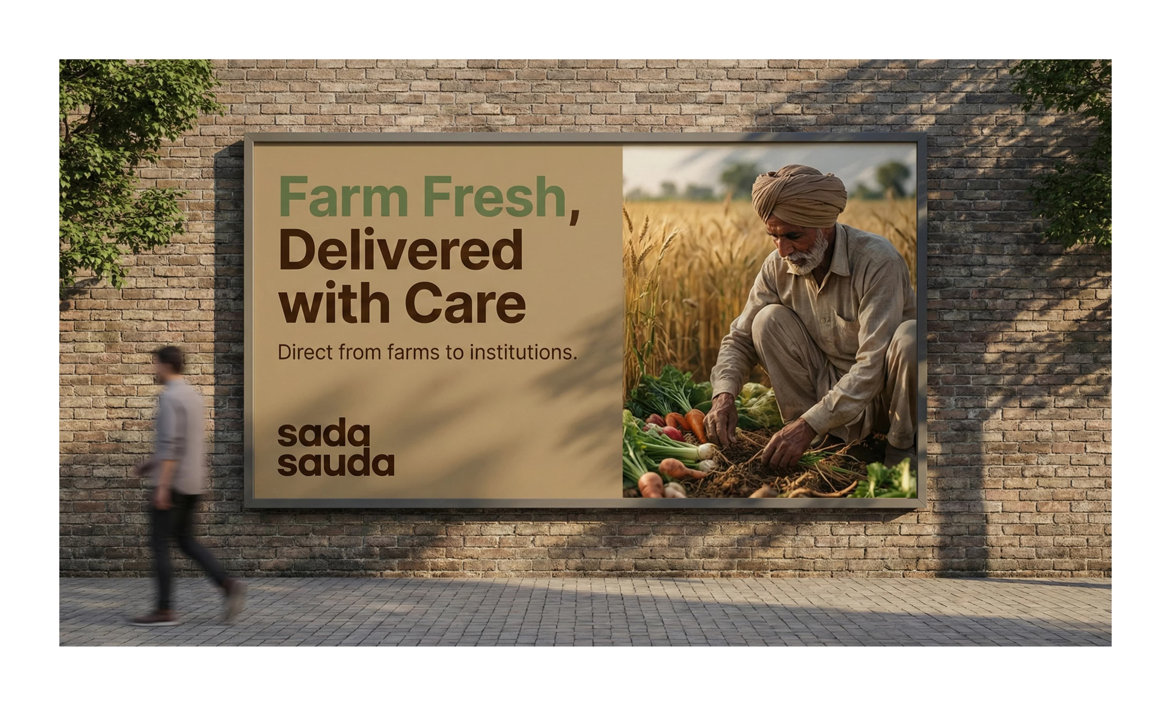 Sada Sauda farm fresh produce
